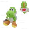 Plyschdockor 10 färger bros plysch leksaker yoshi lila yoshi fyllda leksaker grön röd blå yoshi svart rosa yoshi anime docka plysch 15 cm t240325