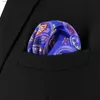 Handkerchiefs Pink Mens Pocket Square Multicolor Silk Fashion Brown Steering Orange Wedding Red Hanky Gift Accessories Y240326