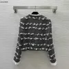 Kvinnor Knitwear Brand Sweater Designer Knitting Fashion Womens Long Sleeve Sweaters Sticked Round Collar Cardigan Short Coat Jumper 26 mars