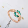 Band Rings Designer Ring Ladies Rope Knot Ring Luxury With Diamonds Fashion Rings for Women Classic Jewelry 18K Gold Plated Rose Party Birthday Presents