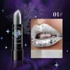 Diamond Glitter Lipstick långvarig fuktgivande vattentät glänsande pärlor nakna röda läppstift super glittrande läppar makeup kosmetika 469