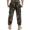 Printemps Camoue Pantalons tactiques pour hommes Multi-poches Militaire Digital Camo SWAT Cargo Pantalon Homme Automne Armée Lg Pantalon u9Oy #