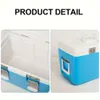 8.72gal Storage Equipment Cooler Box, Vehicular Portable Camping Refrigerator Stall Picnic Incubator Food Preservation Box Outdoor Tools, Car Container Travel