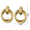 Stud Earrings Fashion Double Twining Earring Personalized All-match Ear Accessories For Shopping