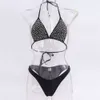 Sexy nieuw bikini-sexy badpak met diamanten bezaaide parels