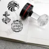 Craft Round Stamp Personnalise votre propre logo Stomo Photosentitive Ink Stamp personnalisé Personnalise Custom Inking Stamp Rubbery Tampon