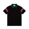 Designer Polo Shirt Classic T Shirts Män Kvinnor Summer Red Green Collar Kort ärmskjorta