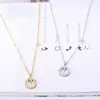 Chaînes Mode coréenne N-lettre Collier Femmes Pur Argent Minimaliste Et Niche Design Clavicule Chaîne Bijoux En Cadeau