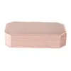 Rings Holder with Lid Jewelry Storage Container Finger Rings Stand Rings Box Velvet for Dress Tables Cabinets Women Girls Drawer 240314