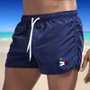 herrbadshorts sommar färgglad badkläder man baddräkt simning stammar sexiga strand shorts surf brädor manliga kläder t5SJ#