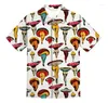 Men's Casual Shirts Unique Sexy Shirt Summer Fashion Street Short Sleeve Blouse Top Oversized Tee Men Clothing 2024 5xl Blouses