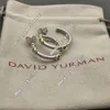 22SS DY DESGINER DAVID YURMA JEINDERY Najwyższej jakości kolczyki Prosty i elegancki popularny tkany ropie pierścień mody David Punt Punt Jewelry Band Fashion David 770