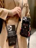Étui de téléphone en cuir à chaîne croisée pour iPhone 13 12 11 Pro Max XS Lanyard Card Carte à fente du portefeuille Bouchet de protection de l'embrayage SH4960501