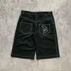 Y2K Shorts Hip Hop Denim Gym Shorts Männer Frauen 2023 Sommer Neue Harajuku Fi Casual Punk Rock Gothic Männer Basketball Shorts Q2LJ #