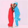 أزياء أنيمي ADT ADT Pajamas One Piece Cookie Cosplay Monster Pajama Onesies for ADTS Assume Phemsuit FZ26863705801 DROP