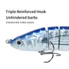 250 mm 168G 8 Sekcja tuńczyka Łowotka Przynęta Swimbait Crankbait z rybą pesca