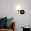Wall Lamp Nordic Glass Living Room Backdrop Light Minimalist Restaurant Corridor Aisle Luxury Bedroom Bedside