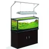 Verktyg Fish Tank Water Grass Back Hanger Rostfritt stål Akvarium Lamphållare Lampplatta Guld Halogenhängare Lamphållare