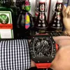Relógios de luxo richarsmill mecânico para relógio masculino Rms35-02 movimento automático suíço safira espelho pulseira de borracha marca esporte relógio de pulso