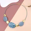 Pendant Necklaces High Sense Acrylic Pendants Bib For Women Exquisite Office Fashion Jewelry Gifts