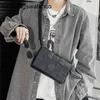 Bottegvenetas Cassettes Bags Crossbody Bag 2024 New Mens Woven Small Square Bag Fashion Versatile and Wo Brand Leisure Slolder Korean Messenger