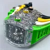 Montres-bracelets Minber Montre mécanique automatique pour hommes Haut de gamme Business Creux Étanche Analogique Choix idéal pour les cadeaux