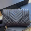 Lyxväska crossbody väska designer väska för kvinnor axelväska handväska kuvert väska messenger väska läder väskor silver kedja väska handväskor plånbok handväska hög kvalitet