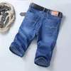 men Short Denim Jeans Thin Knee Length New Casual Cool Summer Pants Short Elastic Daily High Quality Trousers New Arrivals d0xe#