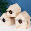 Nesten K5DC Hout Fokken Doos voor Vogel Papegaai Huis Doos Nestelen Buiten Binnen Kooi Opknoping Paring Box Kooi Accessoires