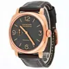 2024 Panerais Luxusuhren Herrenarmbanduhren Radiomir 1940 3 Tage 18 Karat Roségold Pam00573 Mikrorotor-Autouhr 45 mm Luminors