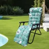 Oreiller chaise longue épaissie chaise longue S coussin souple antidérapant confort respirant pour extérieur Patio plage