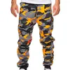 Men's Pants Men Trousers Casual Jogger Camouflage Ankle Banded Mid Waist Male Fashion Cargo Cool Sports Streetwear Autumn