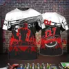 Mannen T-shirts Zomer Strt DJ Rock Muziek T-shirt Voor Mannen Leisure O-hals Korte Slve Ts Mode Hip Hop Harajuku oversized top T240325