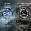 Horloges HW5 MAX Smart Watch Heren 1.52 '' HighDefinition Bluetooth Oproep NFC Hartslag Siri Sport Luxe Heren Smartwatch Met 3 Bandjes