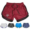 Shorts masculinos estampados fitness cintura elástica bolsos com cordão praia divisão calças curtas malha respirável streetwear