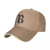 Casquettes de balle mode noir B haute qualité Baseball en plein air hommes femmes chapeau de protection solaire impression femme casquette de relance unisexe chapeaux de soleil