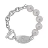 Viviennes Viviane Westwood bijoux Bracelet femmes haute qualité ronde marque perle Ot boucle Saturn Bracelet épissage planète Bracelet haute Version