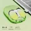 Möss 2,4G BluetoothCompatible RGB Light Mouse Transparent Mouse Support för Windows/Mac Professional Gaming Mouse för skrivbordsbärbar dator