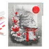 Stitch Japanese Diamond Art 5d Full Drill Diamond Painting Samurai Geisha Paysage Cross Cross Stitch Kit de broderie