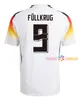 2024 Allemagne Soccer Jerseys Coupe d'Europe Home Away MUSIALA WIRTZ KROOS 24 25 MULLER HAVERTZ FULLKRUG Chemise de football Hommes Kit Kit Fans Player Version Futbol Uniforme