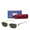 Heren- en damesontwerper Half frame Rechthoek Multifunctionele UV400 Fashion Street Foto zonnebrillen GG1278S