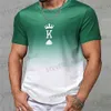 Heren T-shirts Heren T-shirt 3D-printen Retrostijl Letterprint T 2023 Zomer Oversized T-shirt voor mannen Mode Korte Slve O-hals Tops T240325