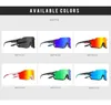 Kdeam Nouvelles lunettes de soleil sportives éblouissantes True Film Polarisé Lunettes d'équitation One Piece Lunettes de soleil Windproof KD7154904572