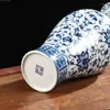Вазы Цзиндэчжэнь фарфор античная синяя и белая ваза украшение гостиной цветочная композиция китайская большая декоративная ха