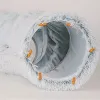 Mats Cat Tunnel Cat Bed Cave With Mat For Inhoor Cat Ferret Collapsible Plush Cat Cave Tube Donut Tunnel Multifunktionella kattleksaker
