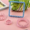 Knitting LMDZ Plastic Knitting Machine Flower Pattern Maker Wool Yarn Needle Knitting Tools Loom Sewing Tools Crochet Hook Set