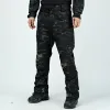 Pro Tactical Pants Мужские уличные водонепроницаемые брюки-карго для бега Ripstop с несколькими карманами и защитой колена Боевые брюки P40 Airsoft J1cQ #