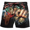 Horror Movie Bride of Chucky 3D Shorts Pants Men Summer Casual Beach Shorts Swimsue Homme Ogólnopolowe luźne szorty 86JK#