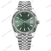 Desinger Watch Mens Rhodium Wimbledon 41mm Otomatik 2813 Hareket Saatleri Paslanmaz Çelik Jübile Kayışı Erkekler Kutu Kağıtları ile Saatler Orologio Di Lusso