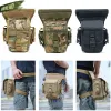 Tassen Hot Tactical Drop Leg Tas Outdoor Sport Ride Been Tas Militaire taille Tas Hunter Wapens Waterdichte druppel zakje Multipurpose